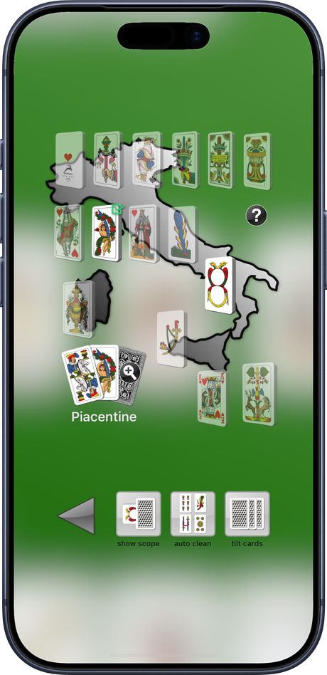 iAsso - choose among 15 traditional card sets